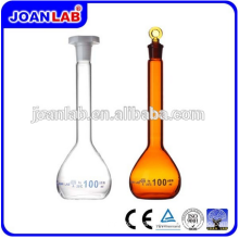 JOAN LAB Amber Glass Borosil Volumetric Flask For Wholesale